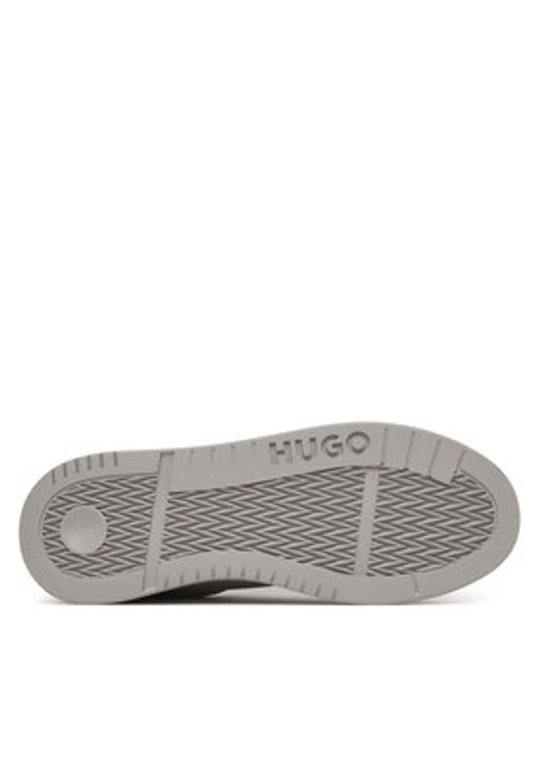 Hugo - HUGO Sneakersy Neston 50563557 Szary. Kolor: szary. Materiał: zamsz, skóra