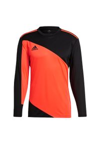 Adidas - Koszulka bramkarska adidas Squadra 21 męska. Kolor: wielokolorowy, czarny, czerwony