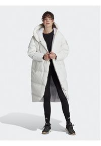 Adidas - adidas Płaszcz zimowy Big Baffle Down Coat HN9939 Biały Loose Fit. Kolor: biały. Materiał: syntetyk. Sezon: zima #8