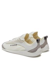 Pinko - PINKO Sneakersy Reby 03 SS0061 T025 Écru. Materiał: materiał