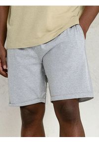 Sinsay - Szorty - szary. Kolor: szary. Materiał: dzianina, bawełna, dresówka