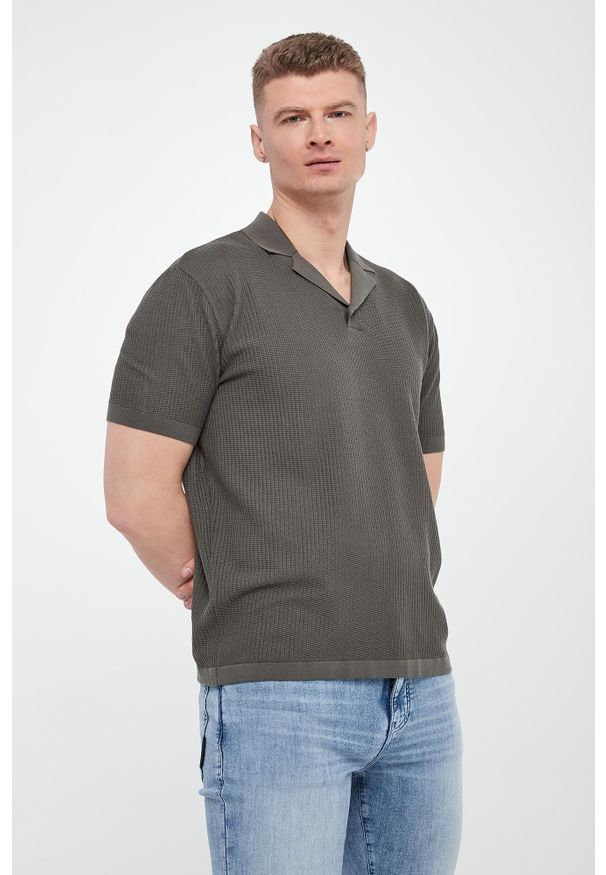 Armani Exchange - Polo męskie ARMANI EXCHANGE. Typ kołnierza: polo