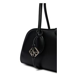 Calvin Klein Torebka Emblem Trio Shoulder Bag LV04F3369G Czarny. Kolor: czarny. Materiał: skórzane #5
