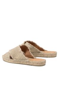 Castañer Espadryle Palmera/032 021775-3004 Beżowy. Kolor: beżowy. Materiał: materiał