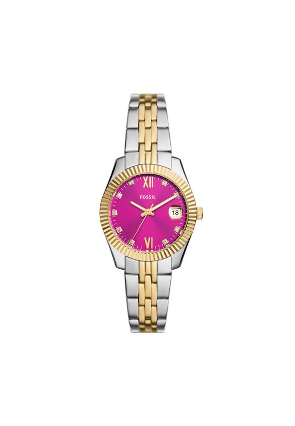 Fossil Zegarek Scarlette Mini ES5337 Złoty. Kolor: złoty