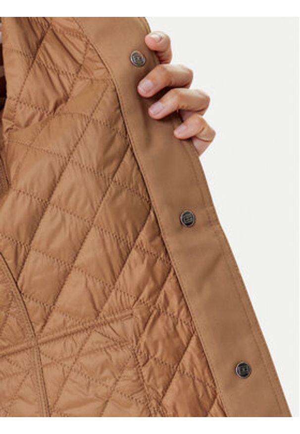 TOMMY HILFIGER - Tommy Hilfiger Kurtka przejściowa WW0WW45641 Brązowy Regular Fit. Kolor: brązowy. Materiał: syntetyk