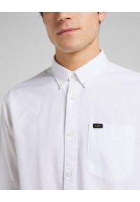 Lee - LEE BUTTON DOWN MĘSKA KOSZULA BRIGHT WHITE L880KULJ. Typ kołnierza: button down #4