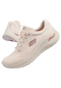 skechers - Buty Skechers Arch Fit 150051/NTMT beżowy. Kolor: beżowy. Materiał: tkanina, guma. Szerokość cholewki: normalna. Sport: turystyka piesza