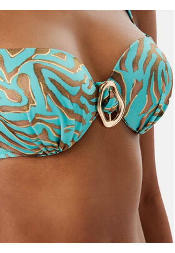 SELMARK - Selmark Góra od bikini BN717 Turkusowy. Kolor: turkusowy. Materiał: syntetyk