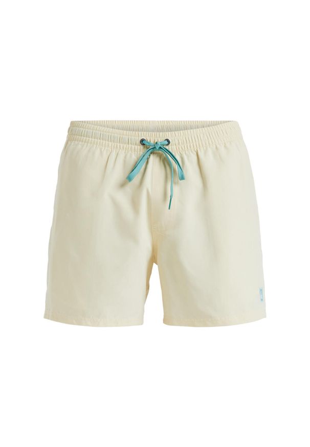 Quiksilver - Szorty kąpielowe dla Mężczyzn EVERYDAY SOLID VOLLEY 15" Żółty. Kolor: beżowy. Materiał: poliester, materiał. Styl: sportowy