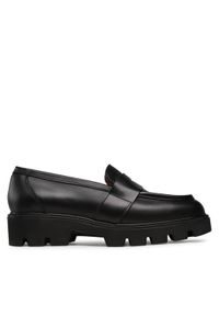 Badura Loafersy AMANTEA-E23-28180N Czarny. Kolor: czarny. Materiał: skóra