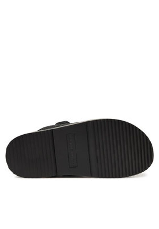 TOMMY HILFIGER - Tommy Hilfiger Klapki DOUBLE STRAP RAFFIA FW0FW08940 Czarny. Kolor: czarny