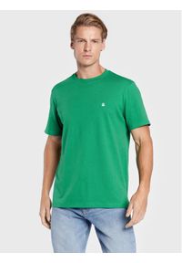 United Colors of Benetton - United Colors Of Benetton T-Shirt 3MI5J1AF7 Zielony Regular Fit. Kolor: zielony. Materiał: bawełna