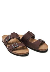 Geox Klapki U Sandal Ghita B U159VB 00032 C6024 Brązowy. Kolor: brązowy. Materiał: nubuk, skóra #4