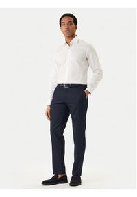 BOSS Koszula H-Hank 50560704 Biały Slim Fit. Kolor: biały. Materiał: bawełna #4