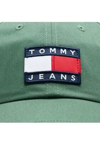 Tommy Jeans Czapka z daszkiem Heritage AM0AM09000 Zielony. Kolor: zielony. Materiał: materiał, bawełna