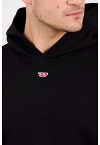 Diesel - DIESEL Czarna męska bluza z kapturem S-BOXT-HOOD-D, Rozmiar XXL. Typ kołnierza: kaptur. Kolor: czarny. Materiał: elastan, bawełna. Długość rękawa: długi rękaw. Długość: długie. Wzór: jednolity. Styl: klasyczny #5