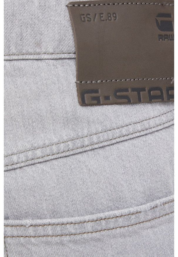 G-Star RAW - G-Star Raw jeansy damskie medium waist. Kolor: szary