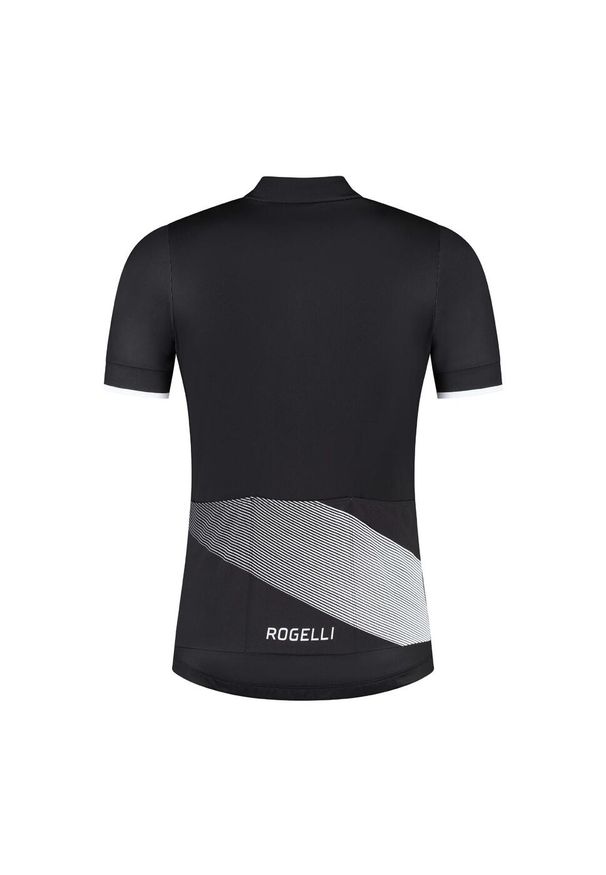 ROGELLI - Koszulka rowerowa męska Groove. Kolor: czarny. Materiał: materiał