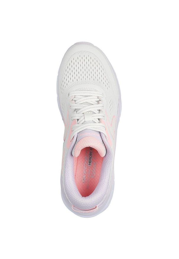 skechers - Adidasy Skechers D'lux Walker 2.0-act, Kobiety. Kolor: biały. Materiał: tkanina. Sport: fitness
