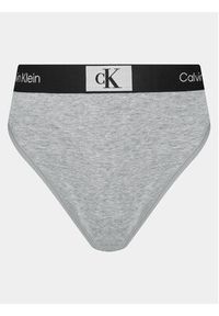Calvin Klein Underwear Figi brazylijskie High Waist Brazilian 000QF7223E Szary. Stan: podwyższony. Kolor: szary. Materiał: bawełna #4