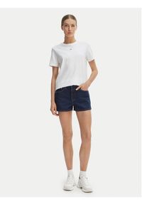 Calvin Klein Jeans T-Shirt LV047F227G Biały Classic Fit. Kolor: biały. Materiał: bawełna #4