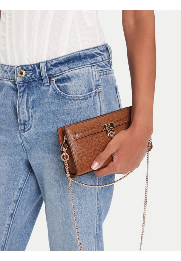 MICHAEL Michael Kors Torebka 32F5GNXC0L Brązowy. Kolor: brązowy. Materiał: skórzane