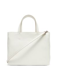 Calvin Klein Jeans Torebka Sculpted Mini Ew Tote LV04K3111G Biały. Kolor: biały. Materiał: skórzane #5