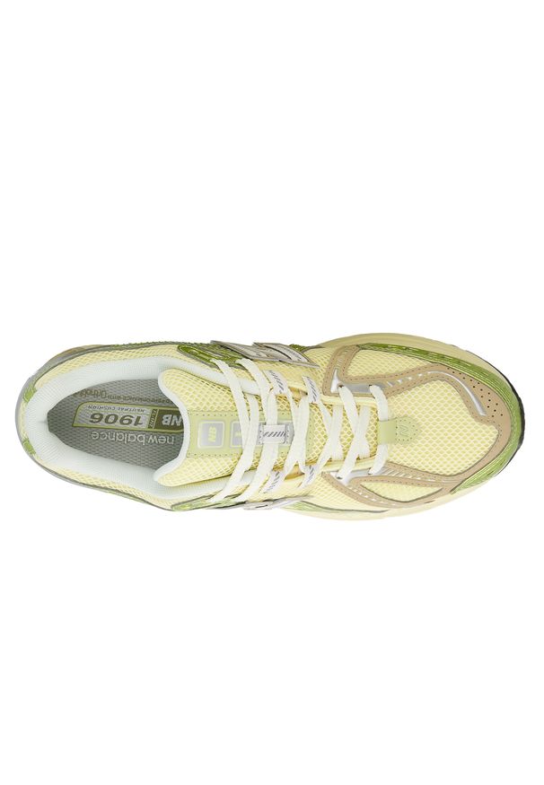 Buty unisex New Balance U1906RND – żółte. Kolor: żółty. Materiał: materiał, syntetyk, guma. Szerokość cholewki: normalna. Sport: turystyka piesza