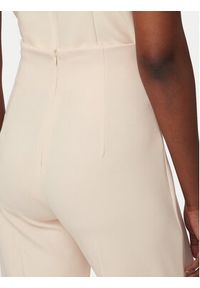 Rinascimento Spodnie palazzo CFC0020264002 Beżowy Flare Fit. Kolor: beżowy. Materiał: syntetyk #4