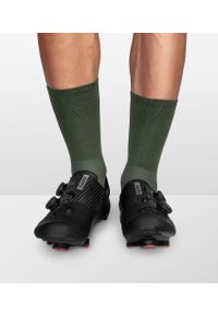 LUXA - Skarpetki Rowerowe Unisex Luxa Classic. Kolor: zielony. Materiał: elastan, poliamid. Sport: kolarstwo