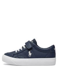 Polo Ralph Lauren Sneakersy RL00566410 C Granatowy. Kolor: niebieski. Materiał: skóra #2