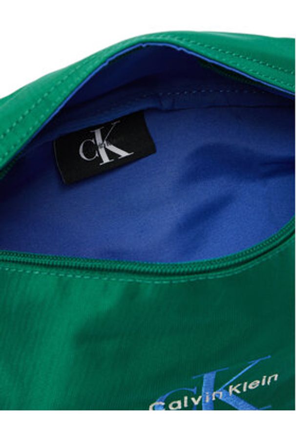 Calvin Klein Nerka Bold Waistbag LV04D3116G Zielony. Kolor: zielony. Materiał: materiał