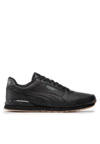 Puma Sneakersy St Runner V3 L 384855 04 Czarny. Kolor: czarny. Materiał: skóra