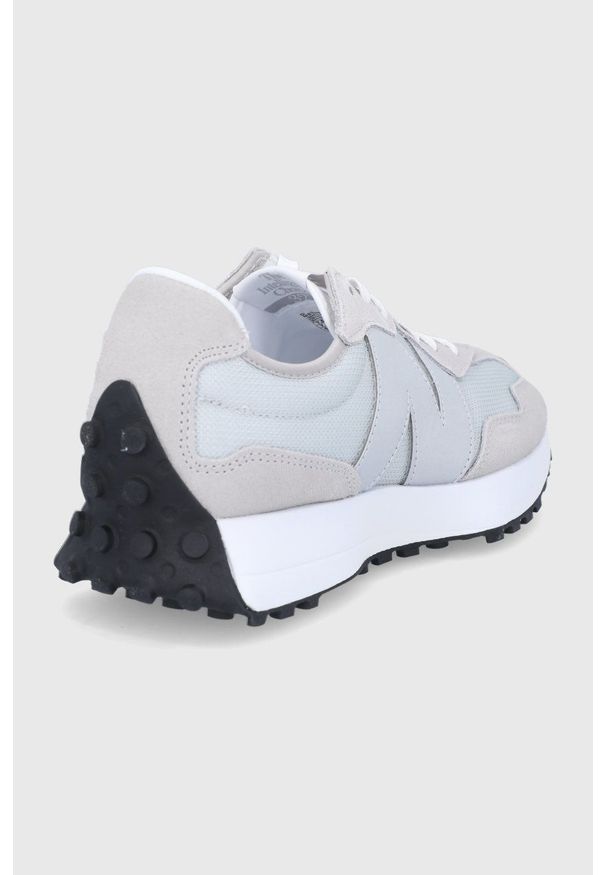 New Balance - Buty MS327MA1. Nosek buta: okrągły. Zapięcie: sznurówki. Kolor: szary. Materiał: guma