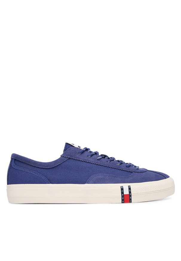 TOMMY HILFIGER - Tommy Hilfiger Tenisówki Archive Vulc Y2K EM0EM01760 Niebieski. Kolor: niebieski. Materiał: materiał