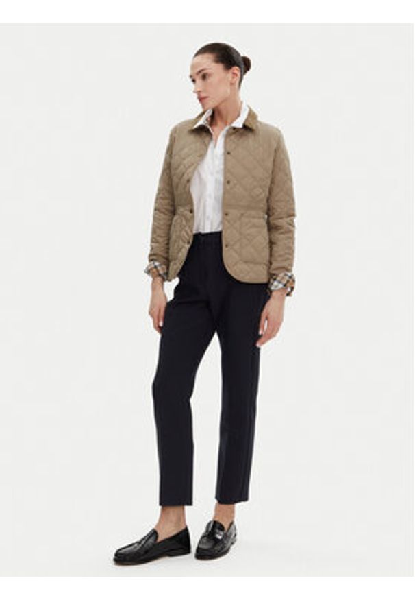 Barbour Kurtka przejściowa Deveron LQU1012BE34 Beżowy Regular Fit. Kolor: beżowy. Materiał: syntetyk