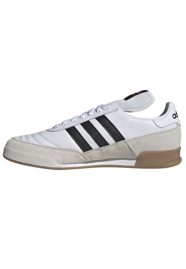 Adidas - Buty adidas Mundial Goal In ID4047 białe. Kolor: biały. Materiał: guma, skóra, syntetyk, materiał, zamsz. Szerokość cholewki: normalna. Wzór: gładki