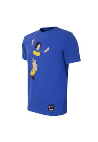 COPA FOOTBALL - Koszulka dla dorosłych - Maradona x COPA Boca Graficzna - Niebieska. Kolor: niebieski. Sport: piłka nożna