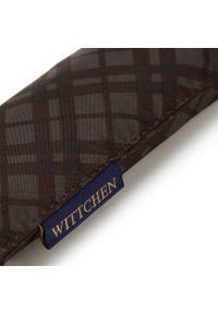 Wittchen - Parasol manualny mały szaro-brązowy. Kolor: brązowy, wielokolorowy, szary. Materiał: materiał, poliester #2