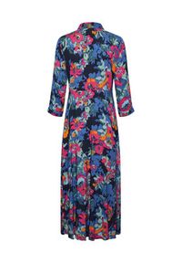 YAS Sukienka koszulowa Savanna 26022663 Kolorowy Loose Fit. Materiał: wiskoza. Wzór: kolorowy. Typ sukienki: koszulowe #6