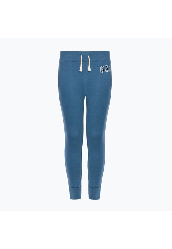Spodnie dziecięce GAP V-Fall Fash Logo Jogger. Kolor: niebieski