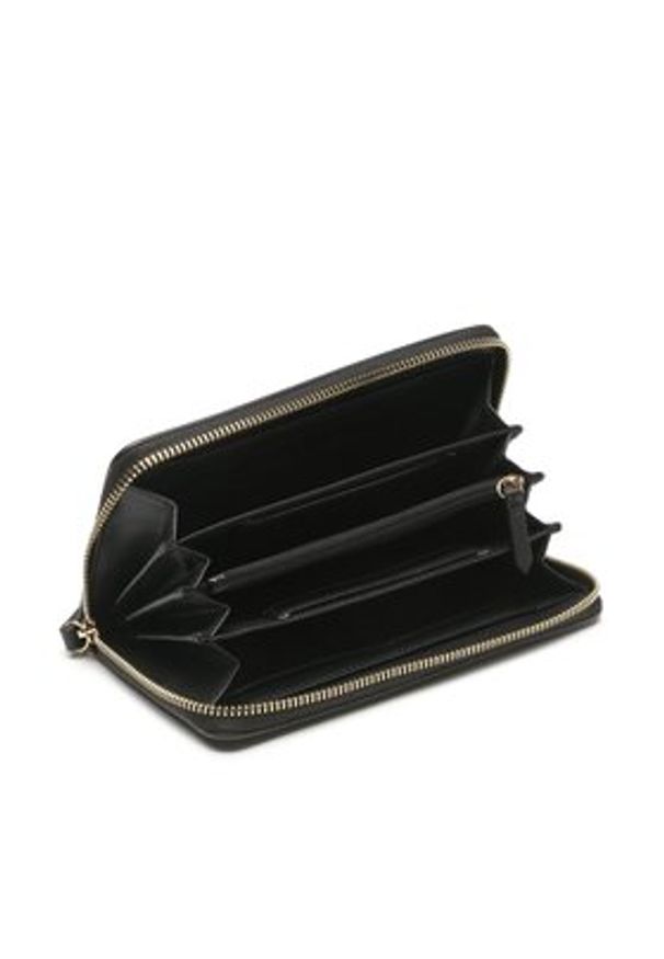 VALENTINO - Valentino Portfel Zero VPS7B3155 Czarny. Kolor: czarny. Materiał: skóra