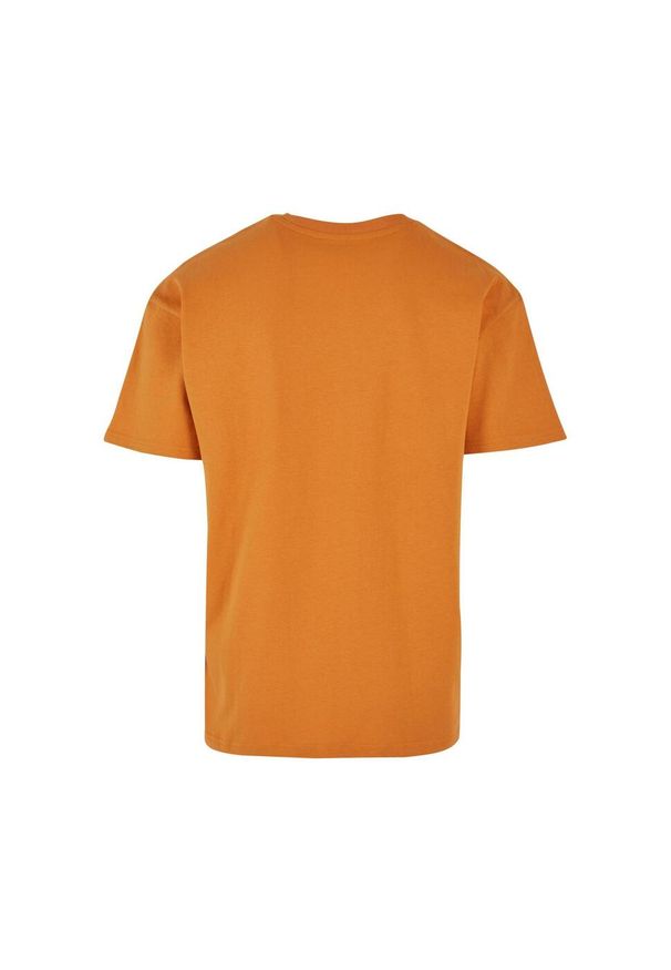 BUILD YOUR BRAND - Ponadwymiarowa Koszulka Dla Dorosłych Unisex Heavyweight. Kolor: pomarańczowy
