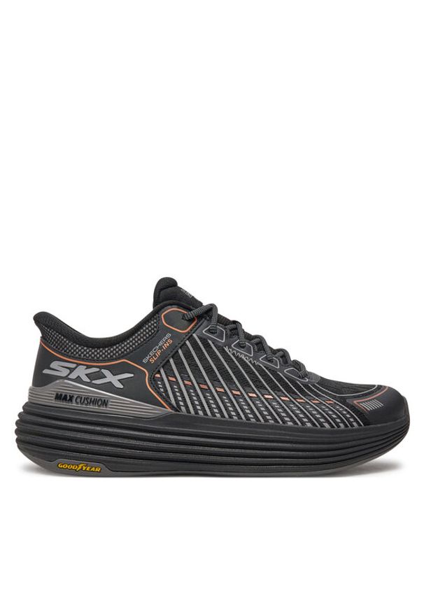 skechers - Skechers Buty do biegania Max Cushioning Suspension 220936 Czarny. Kolor: czarny. Materiał: mesh, materiał