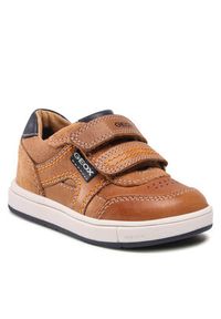 Geox Sneakersy B Trottola B. A B2543A 0CL22 C5GF4 M Brązowy. Kolor: brązowy. Materiał: skóra #4