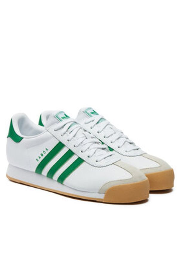 Adidas - adidas Sneakersy Samoa JH9078 Biały. Kolor: biały. Materiał: skóra