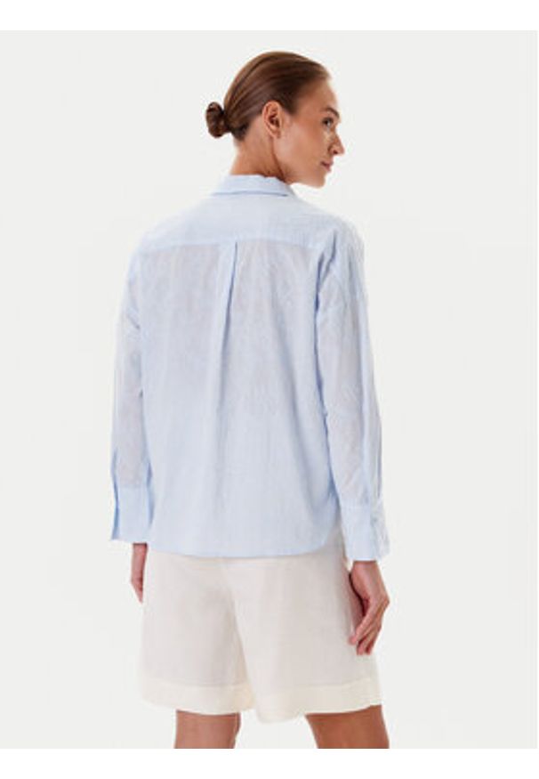 Tatuum Koszula Ines T2501.079 Błękitny Regular Fit. Kolor: niebieski. Materiał: bawełna