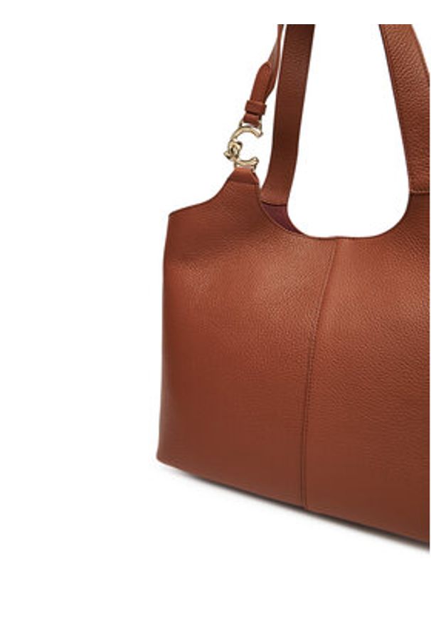 Coccinelle Torebka Hand Grained L E1 SHA 11 02 01 Brązowy. Kolor: brązowy. Materiał: skórzane