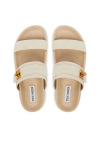 Steve Madden Klapki Take-TWO 11005321 Beżowy. Kolor: beżowy. Materiał: zamsz, skóra #2